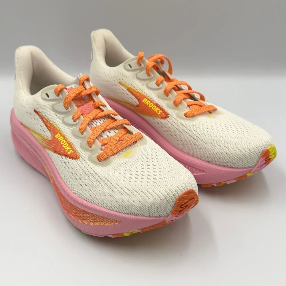 Brooks Ghost 17 Running Shoes Womens 6 Coconut Candy Limeade 120431 1B 236 *NEW*